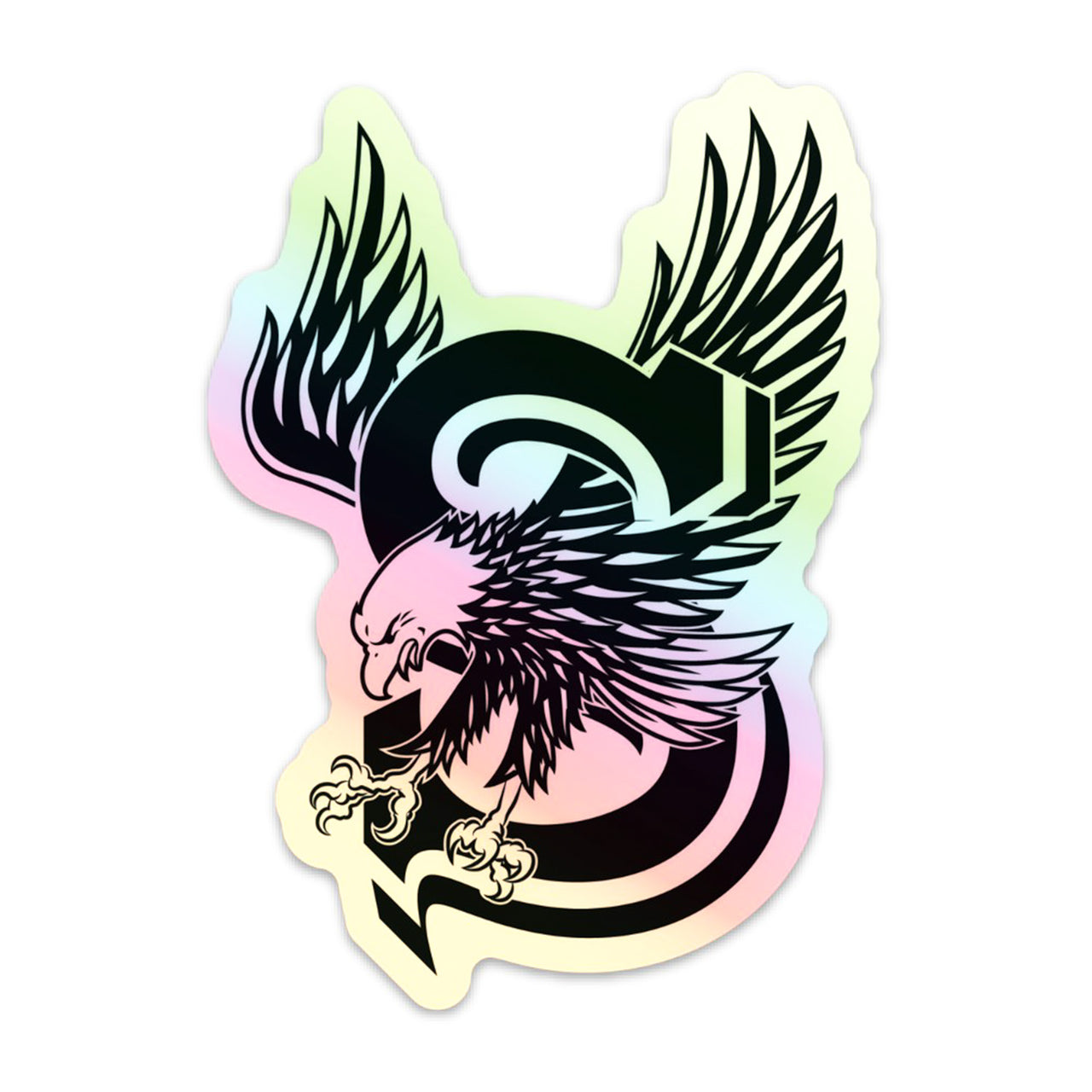 4 inch Holographic Eagle Slap 1 ENTRY